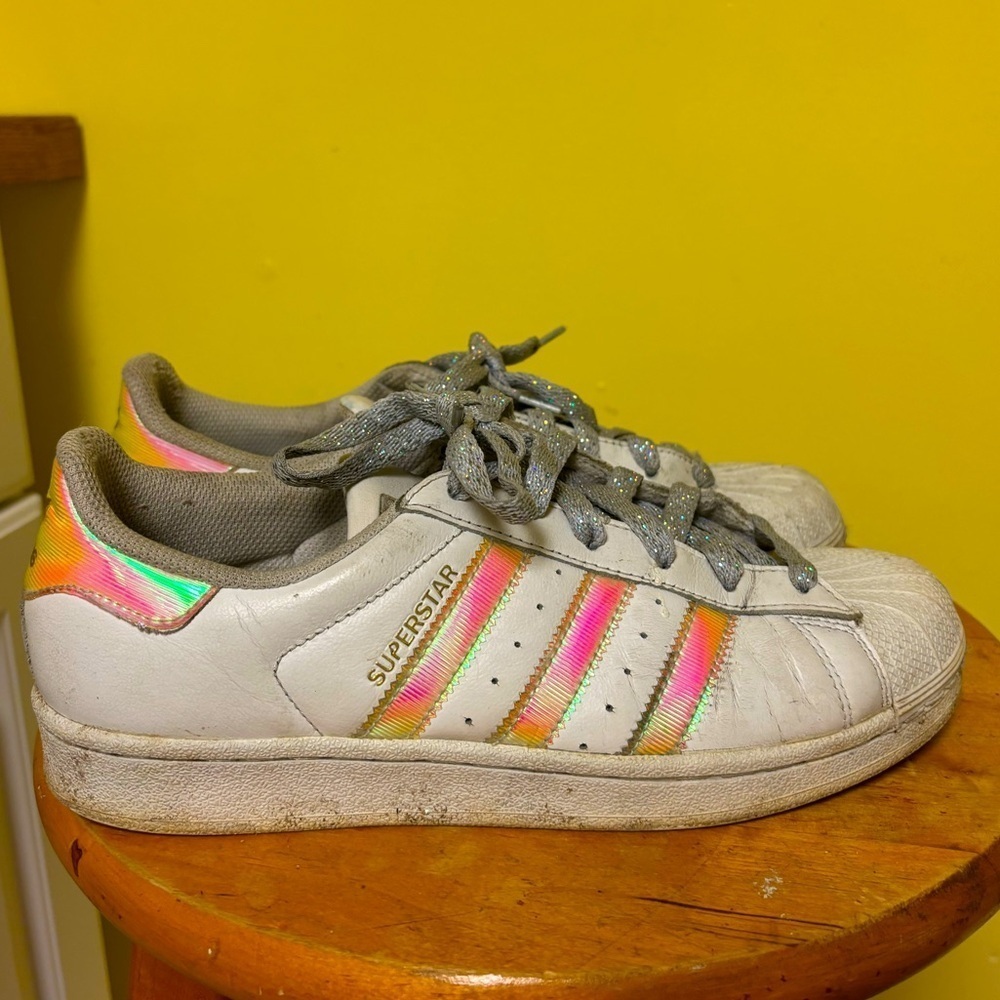 Rainbow Adidas!
